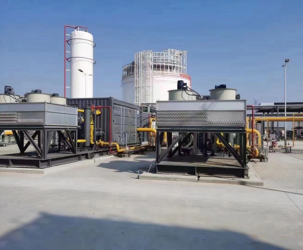 LNG liquefaction cooling project