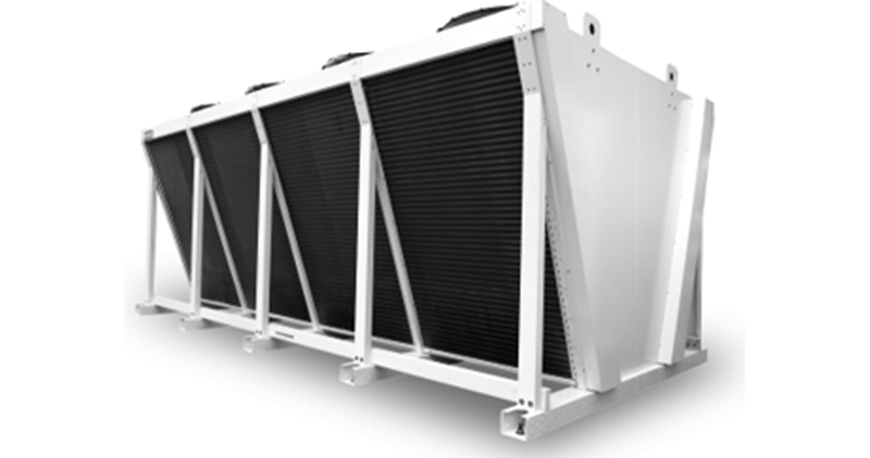 V-shaped air cooler 